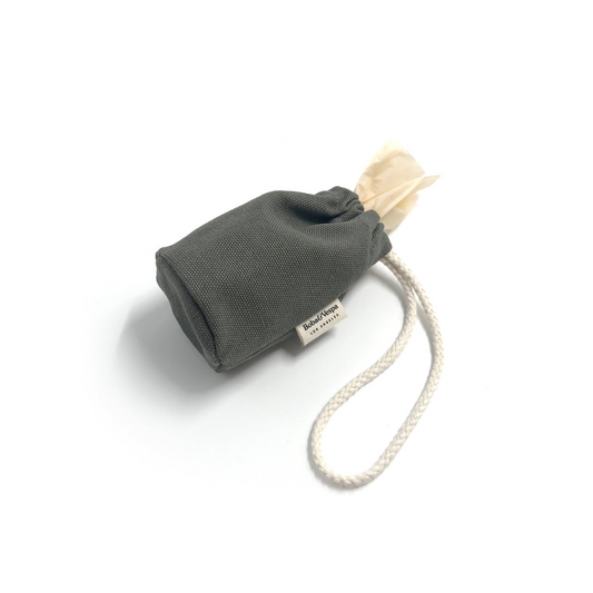 Moss Grey Poop Bag Holder