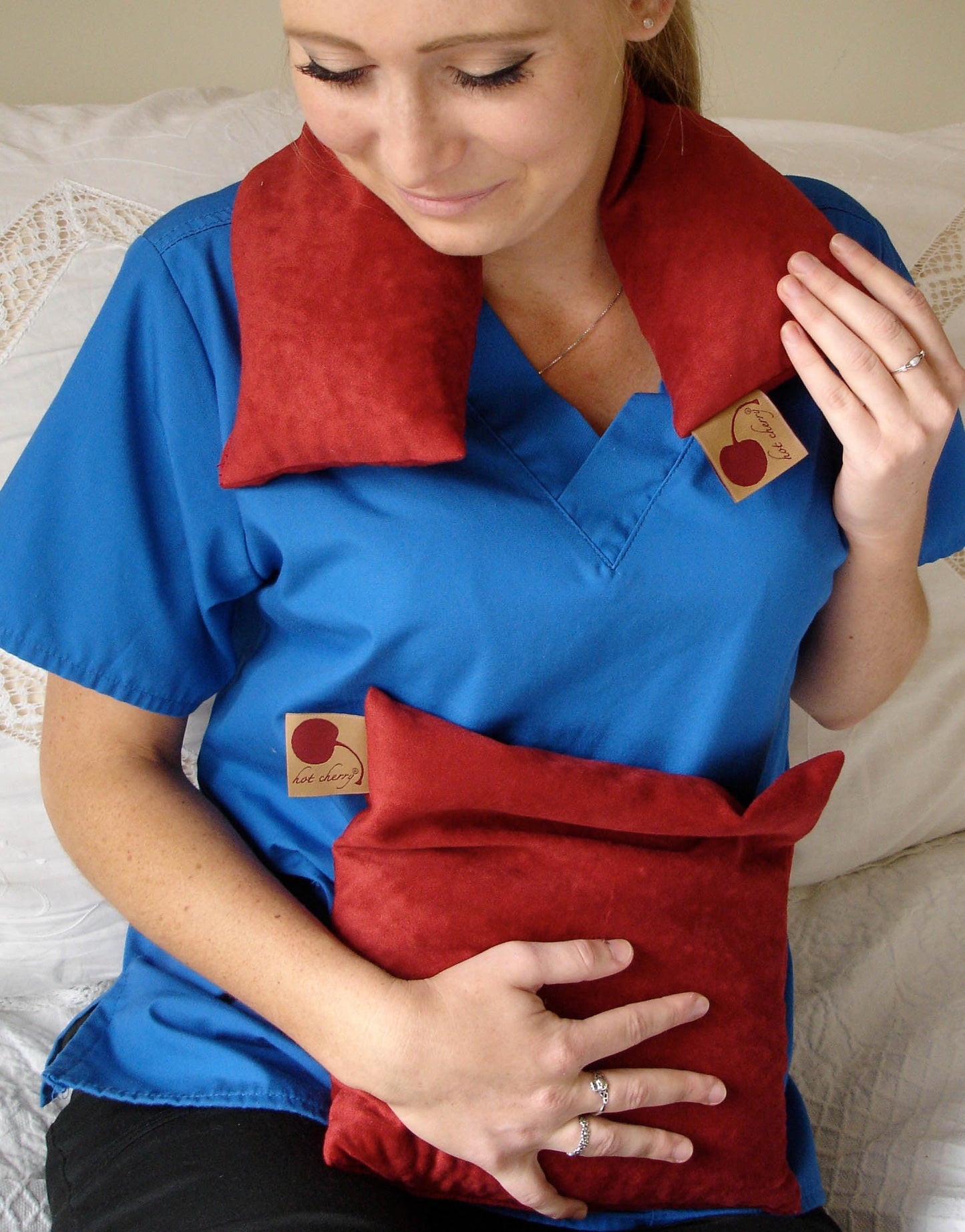 Feel Better Combo includes Neck Wrap, Eye Pillow and Square Body Pillow