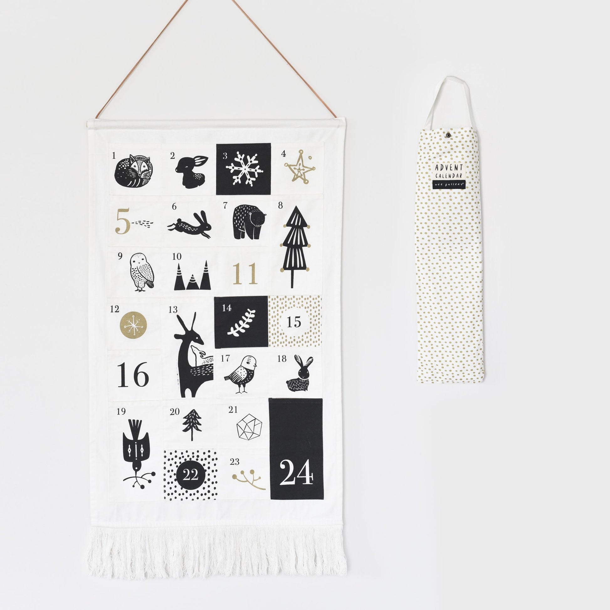 Canvas Fabric Advent Calendar by Wee Gallery