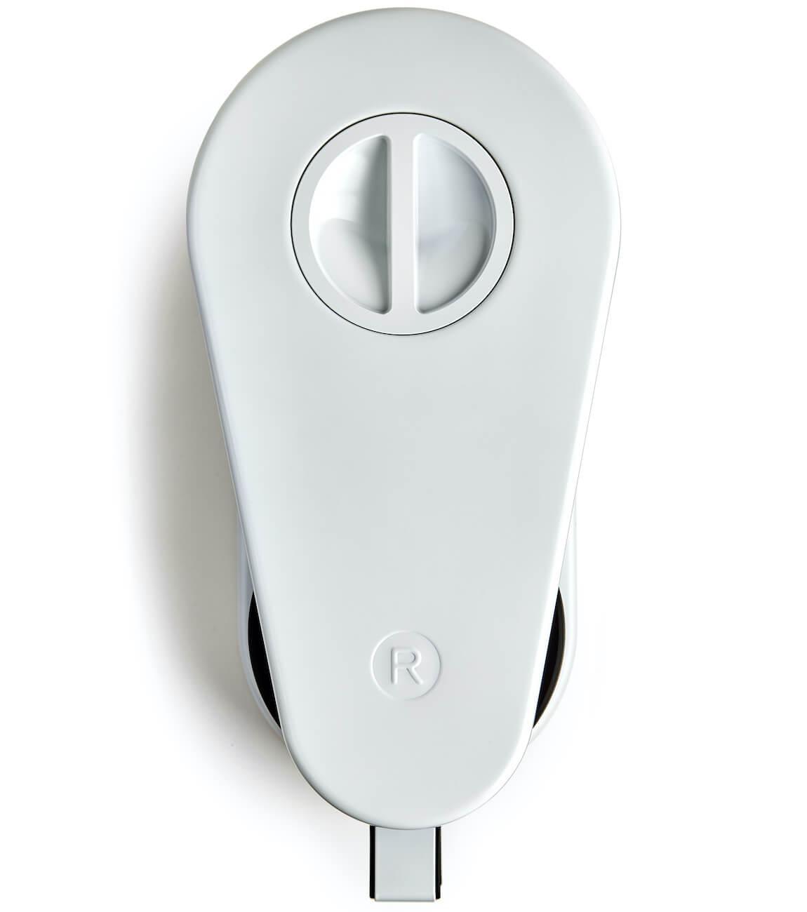 Top view of the Ratio Six Series 2 Coffee Maker in White on a white background