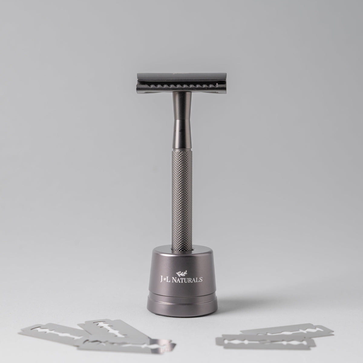 Open Razor Set Plastic-Free Stainless Steel Razor Set With Stand – Earthinary
