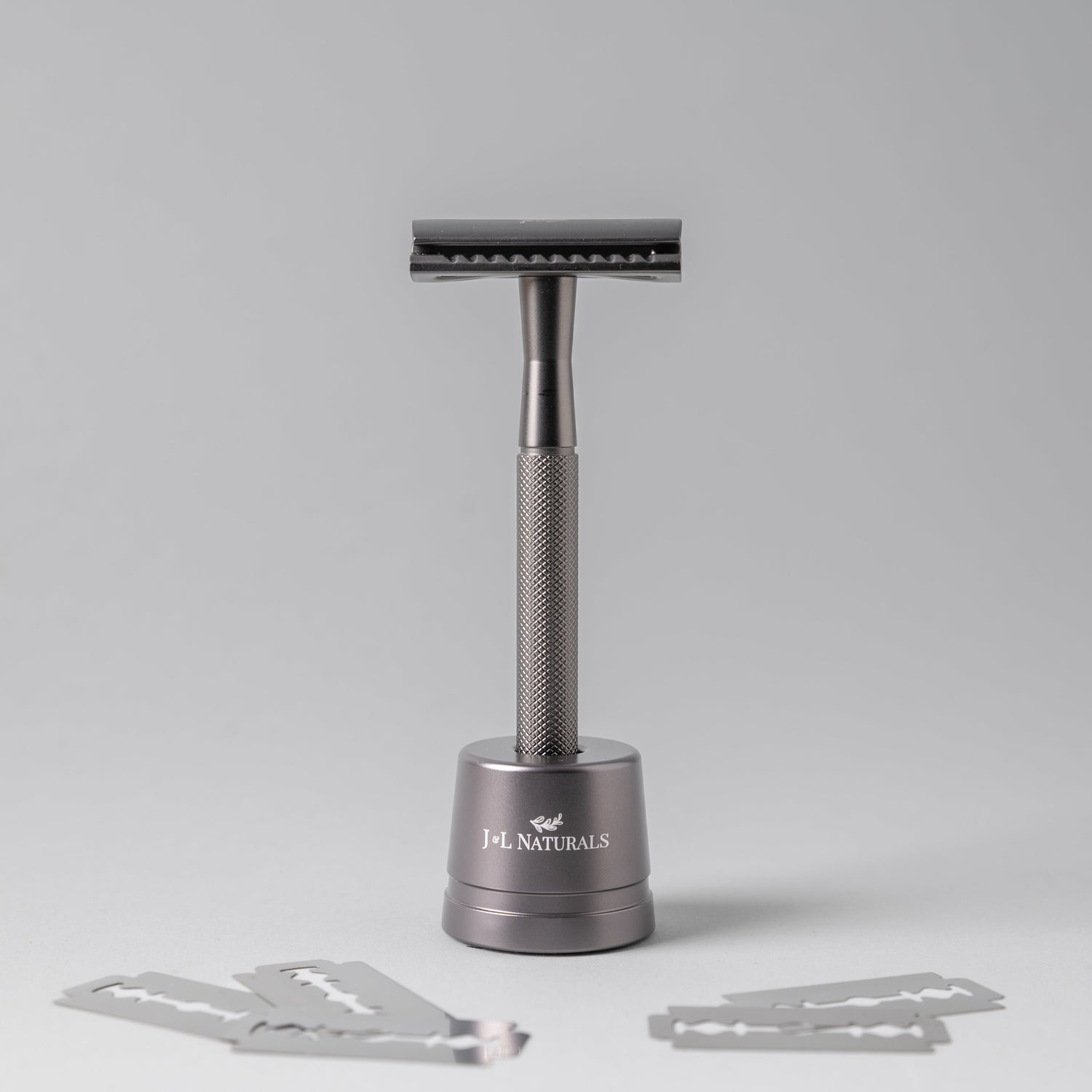 Stainless Steel Razor Set - Black