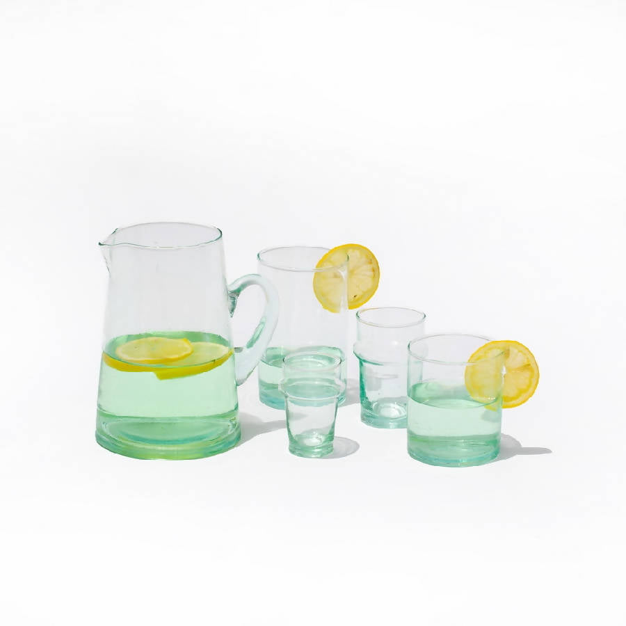 Recycled Glass Drinware - Set of 4