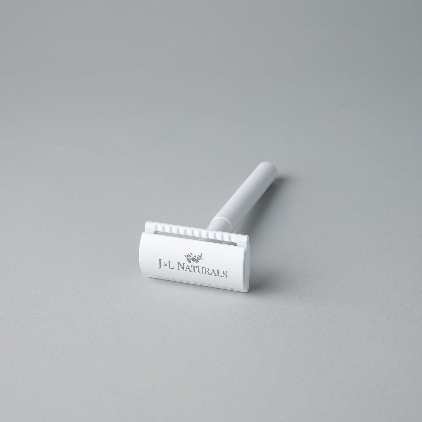 Reusable Safety Razor by J&L Naturals - White