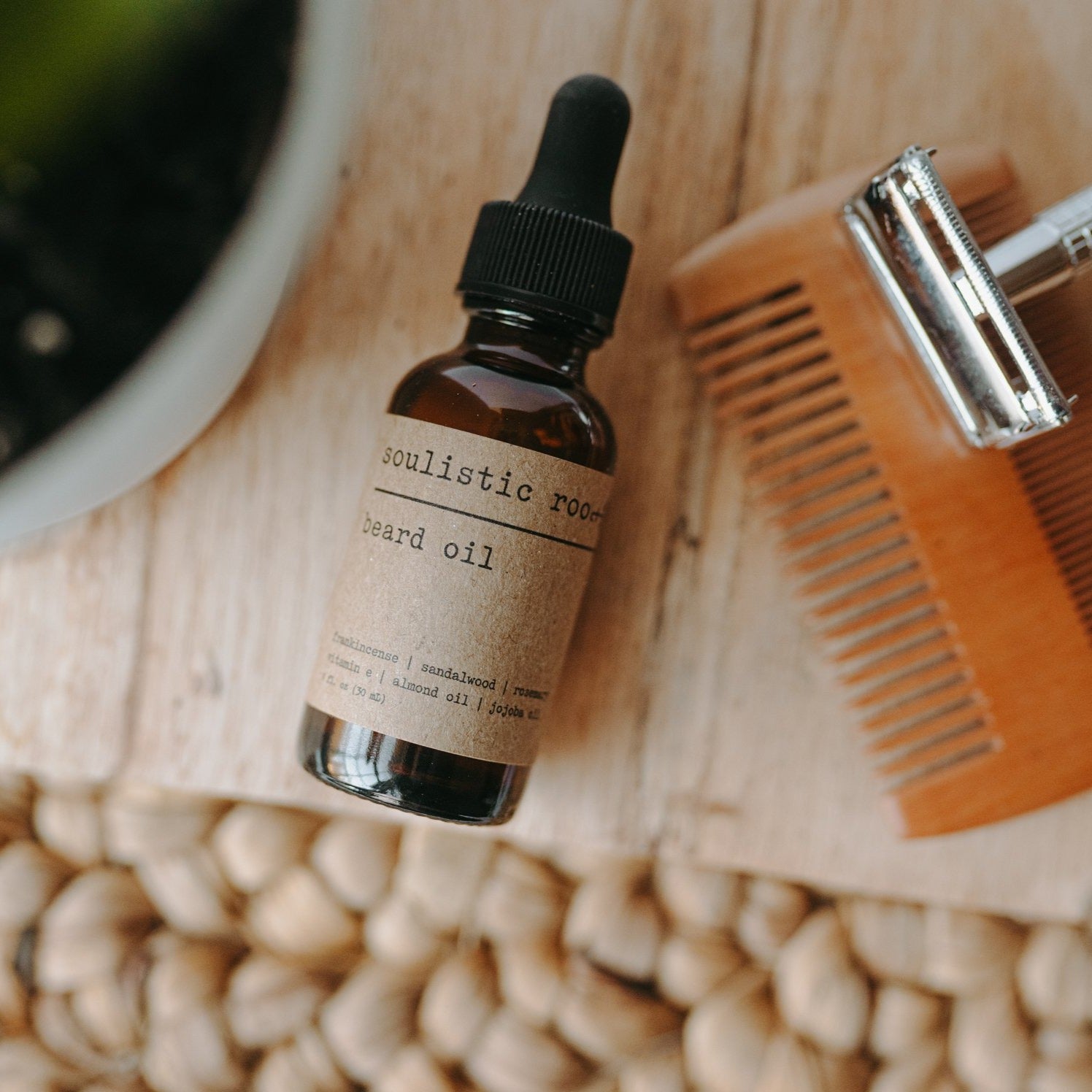 Soulistic Root Beard Oil, Frankincense, Sandalwood, Rosemary