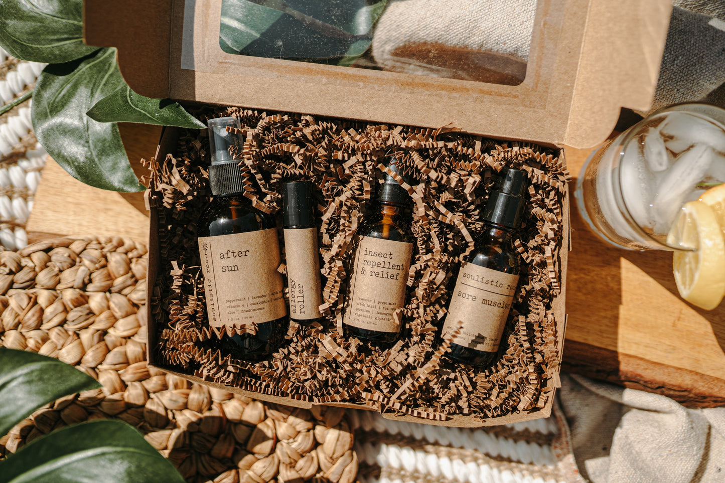Soulistic Root Summer Collection Gift Set inside packaging