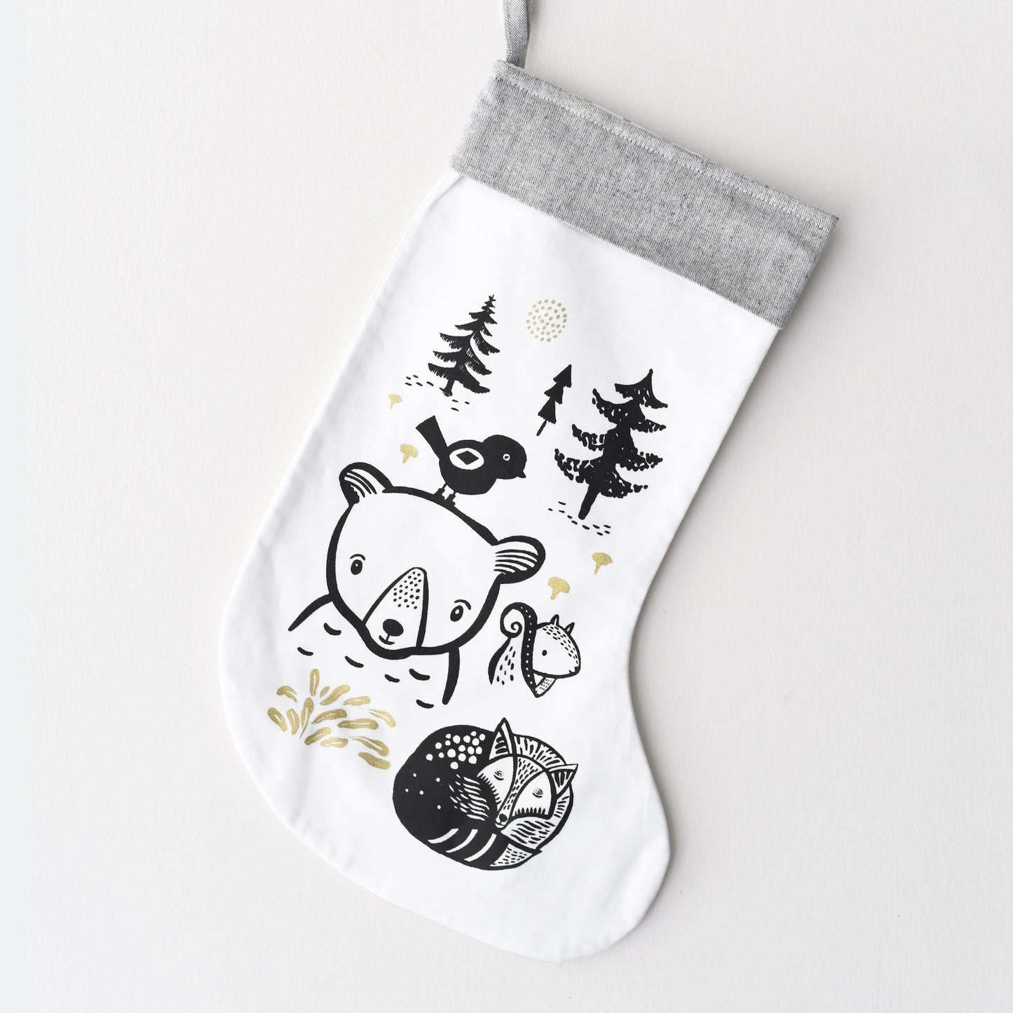 Holiday Stockings Organic Cotton Festive Bear