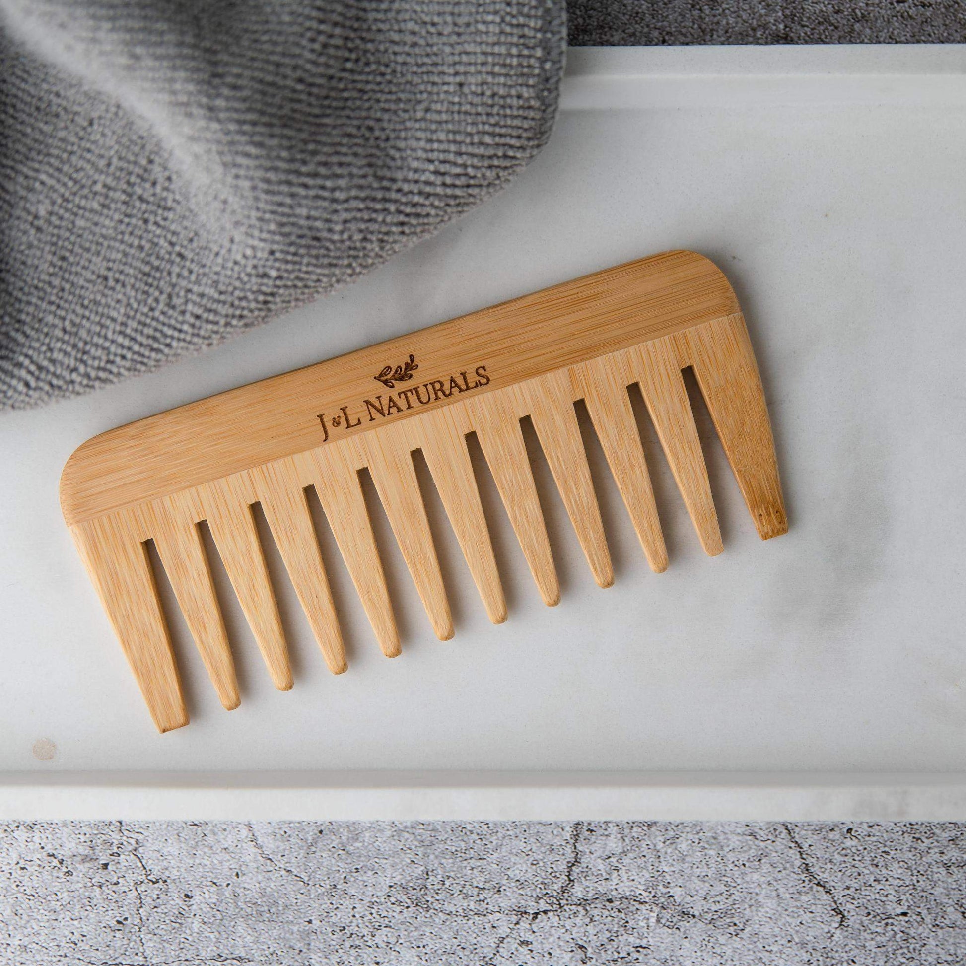 Detangling Wooden Hair Comb